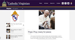 Desktop Screenshot of catholicvirginian.org